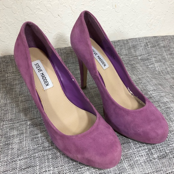 Steve Madden Size 8 Remedy Suede Heel - Picture 2 of 5